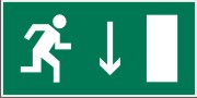 Указатель двери эвакуационного выхода (правосторонний)