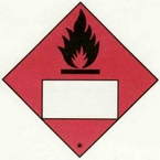 Знак опасности с номером ООН